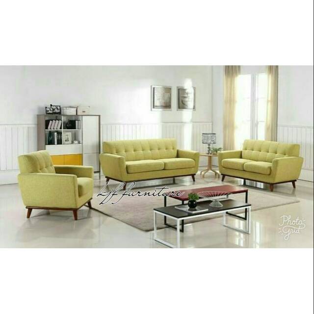Sofa minimalis sofa tamu sofa retro minimalis paket 321