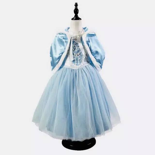 Baju kostum dress princess cinderella anak hadiah ulang tahun 5.0