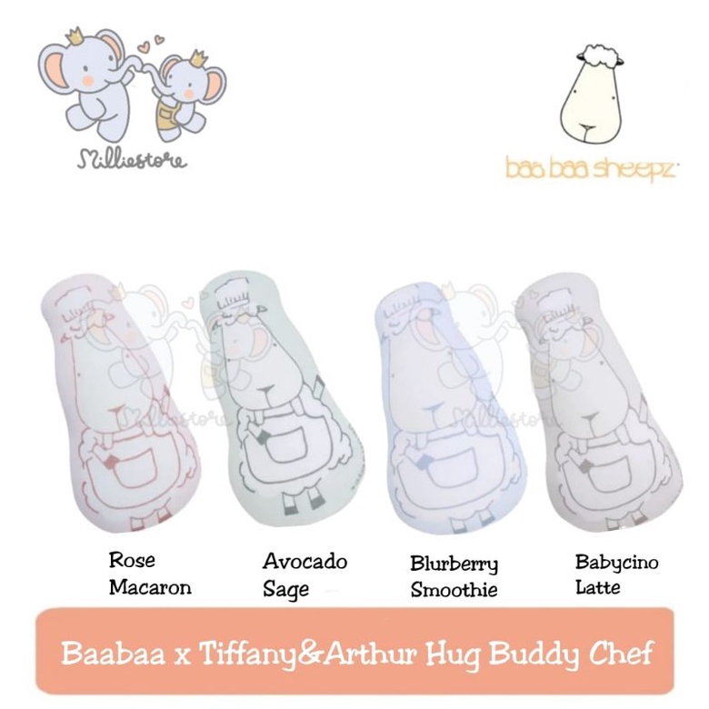 Baabaasheepz X Tiffany&amp;Arthur Hug Buddy Chef Small/Medium/Jumbo