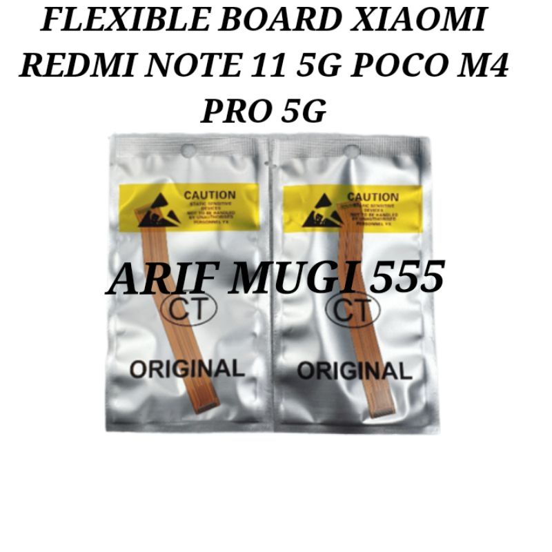 Flexible Flexible Main Board Tengah Conect Lcd Xiaomi Redmi Note 11 5G/Poco M4 Pro 5G Original