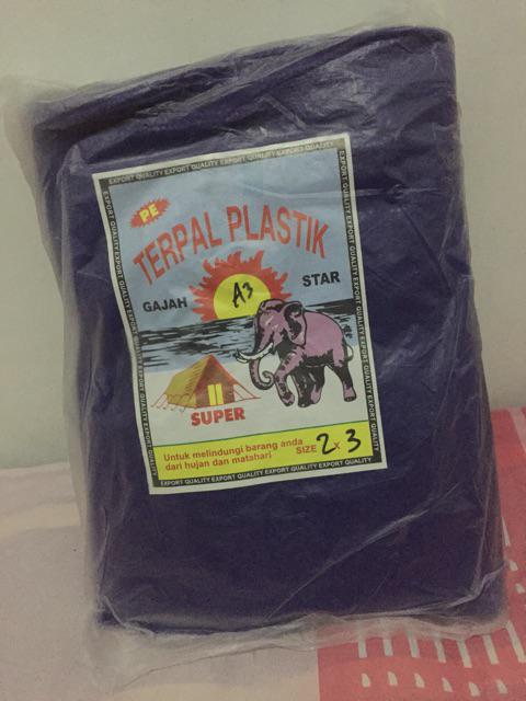 Promoo Terpal Plastik A3 Size 2m X 3m/ Terpal Warung Alas Lesehan Tutup Mobil Pick Up 2m X 3m