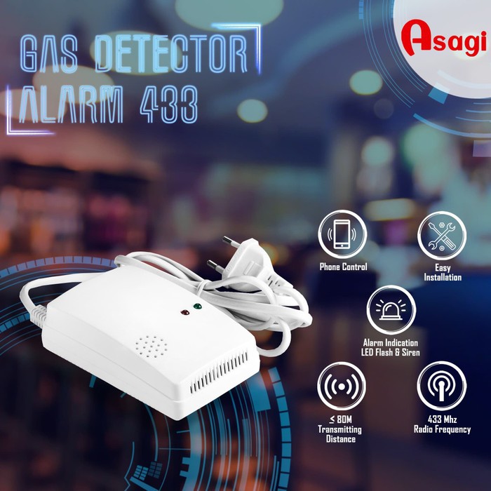 Asagi Gas Detector for Asagi Wireless Alarm System