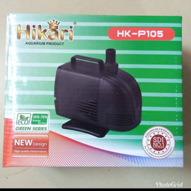 Mesin pompa celup aquarium dan kolam ikan HK-P105 - Mesin Sirkulasi kolam - Mesin kolam ikan