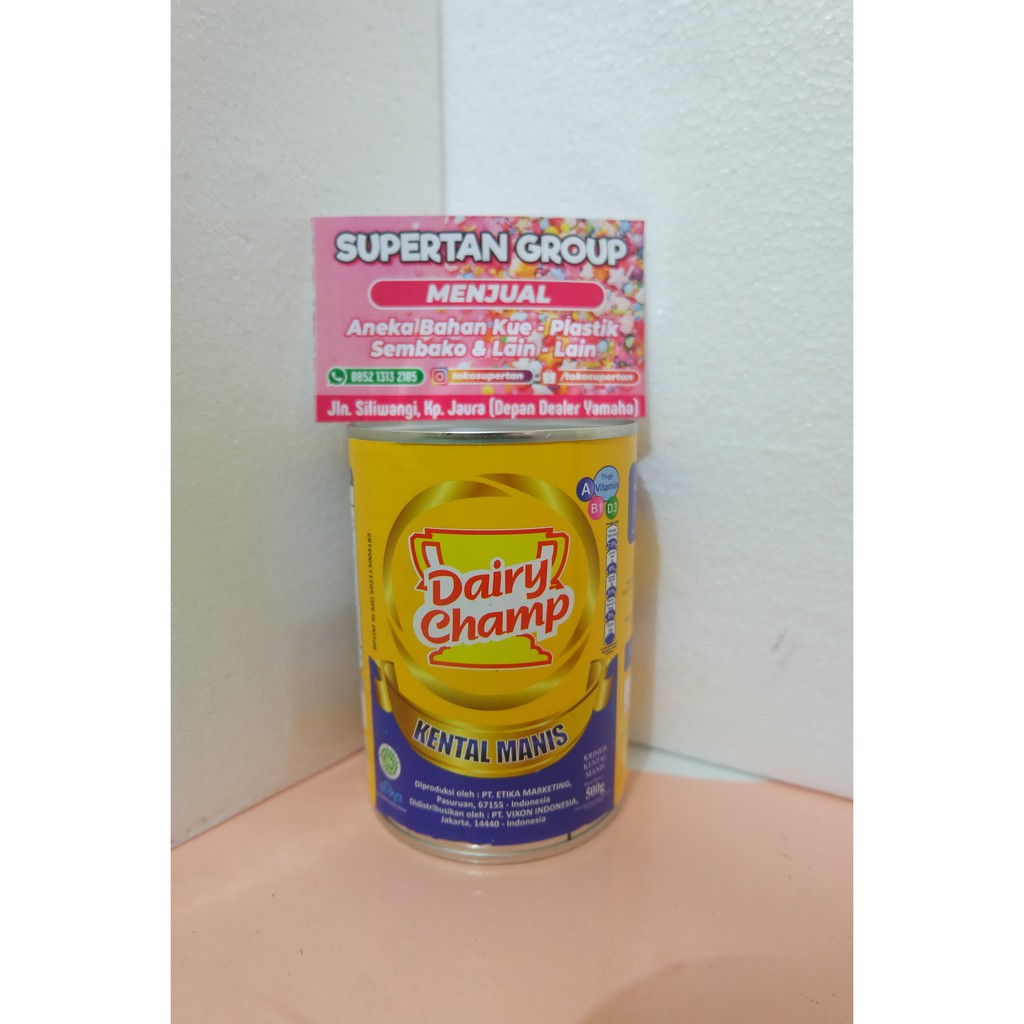 

SUSU KENTAL MANIS DAIRY CHAMP @500 GRAM