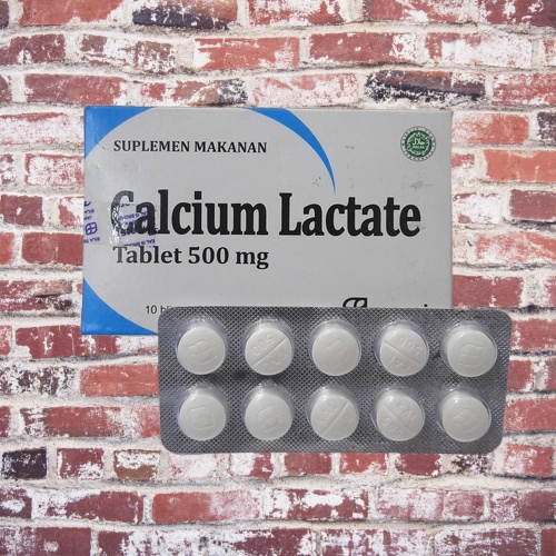 CALCIUM LACTATE 500MG MERSI PER BOX