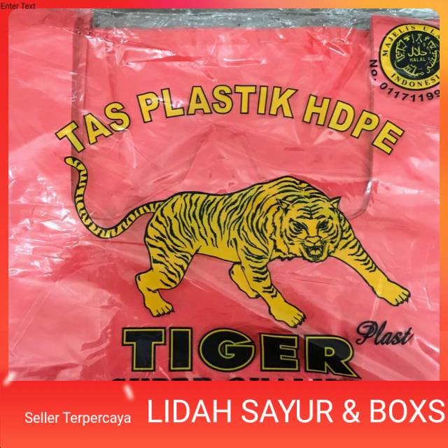 Keresek jumbo besar kresek HDPE tas plastik Tiger macan paling besar kantong plastik