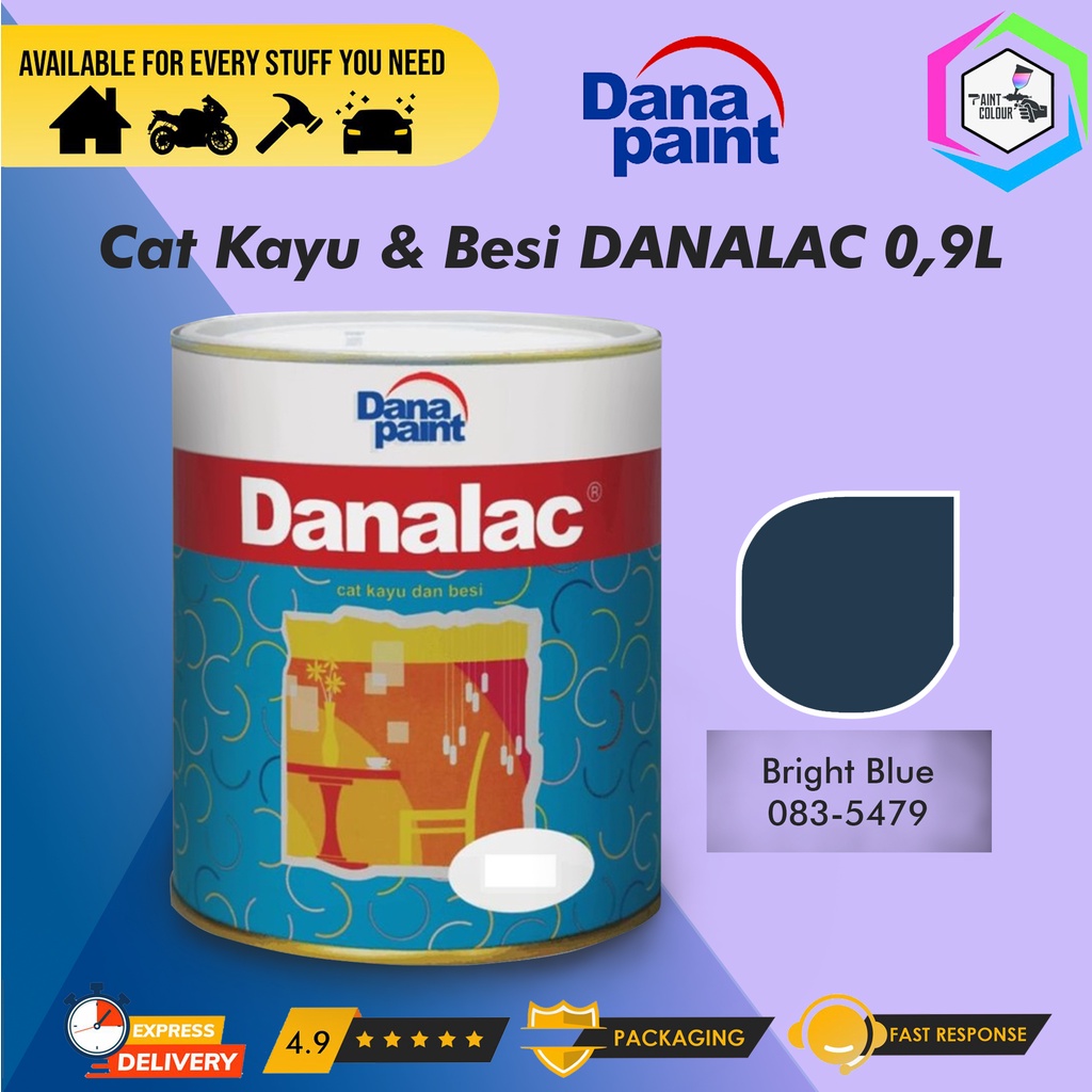 Cat kayu Dan Besi DANALAC Bright Blue 083 - 5479