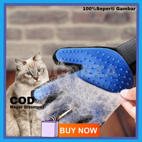 HOCO PET GLOVE / SARUNG TANGAN PEMIJAT PEMBERSIH &amp; PERAPI BULU KUCING DAN ANJING VA31