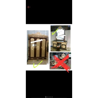 pesanan kusus tempat tidur meja rias lemari