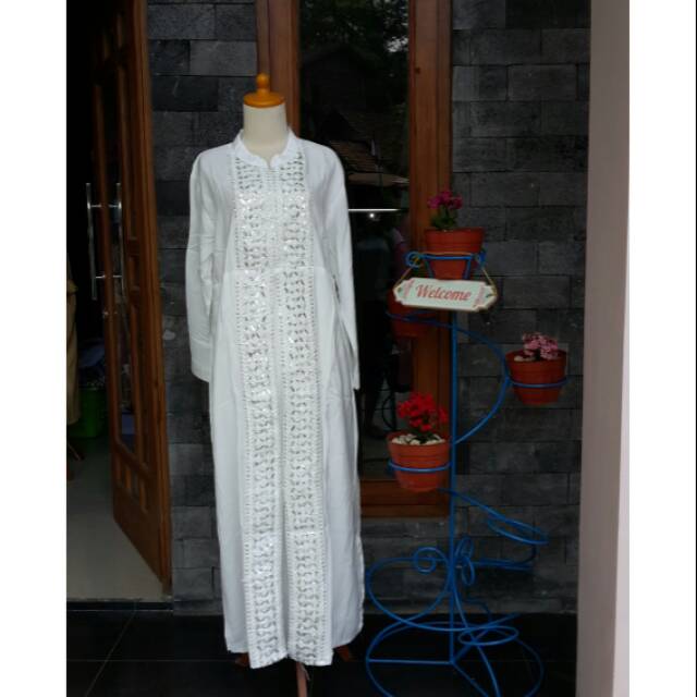 Gamis putih jumbo