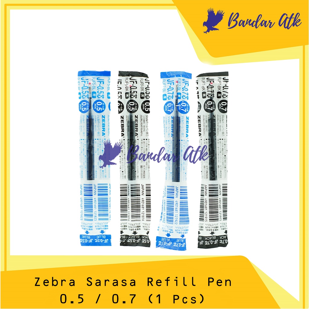 

Isi Pen Sarasa Refill Pulpen Sarasa Refill Zebra JF 0.5 0.7 [1 PCS]