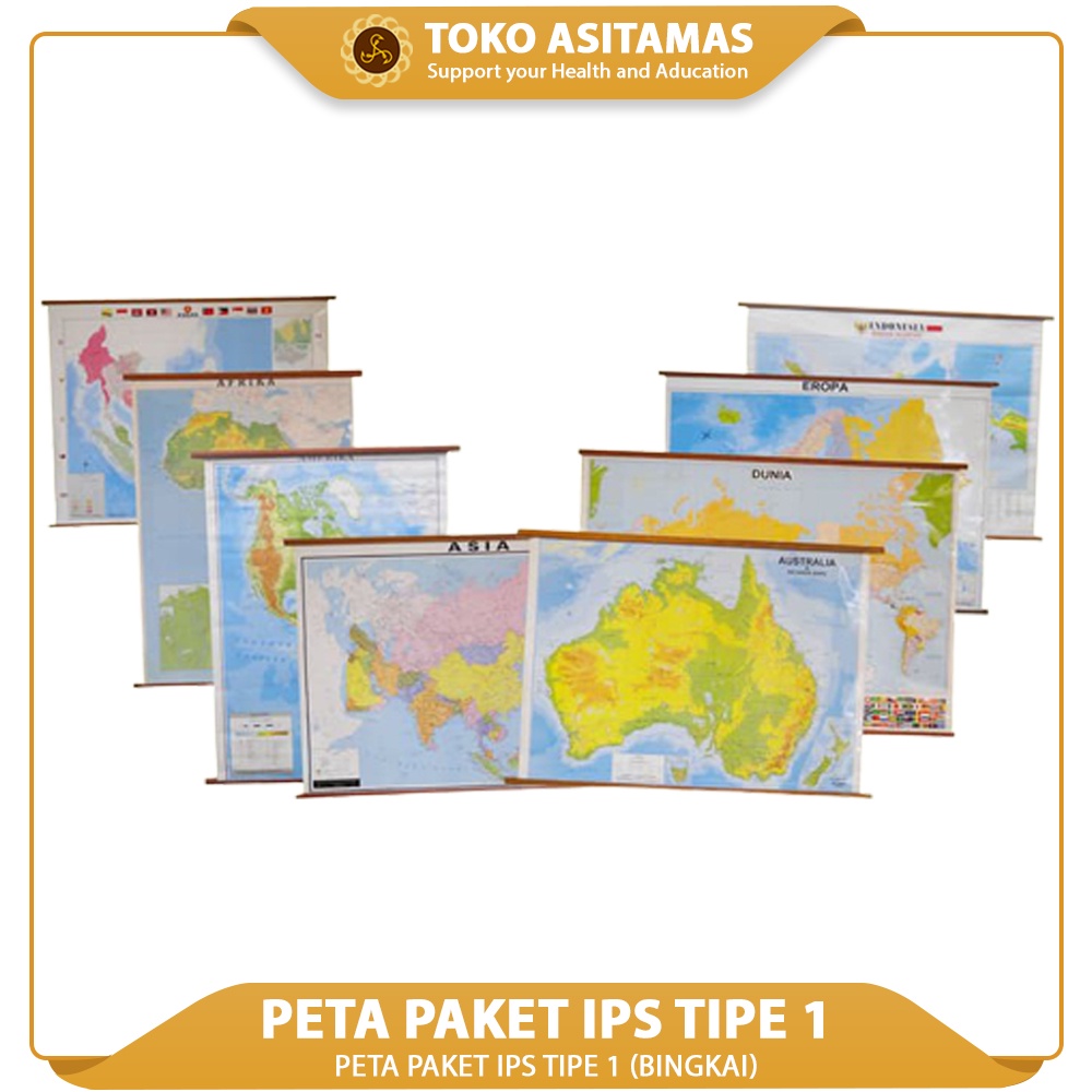 Peta Paket Ips - Tipe 1 (Peta Bingkai)