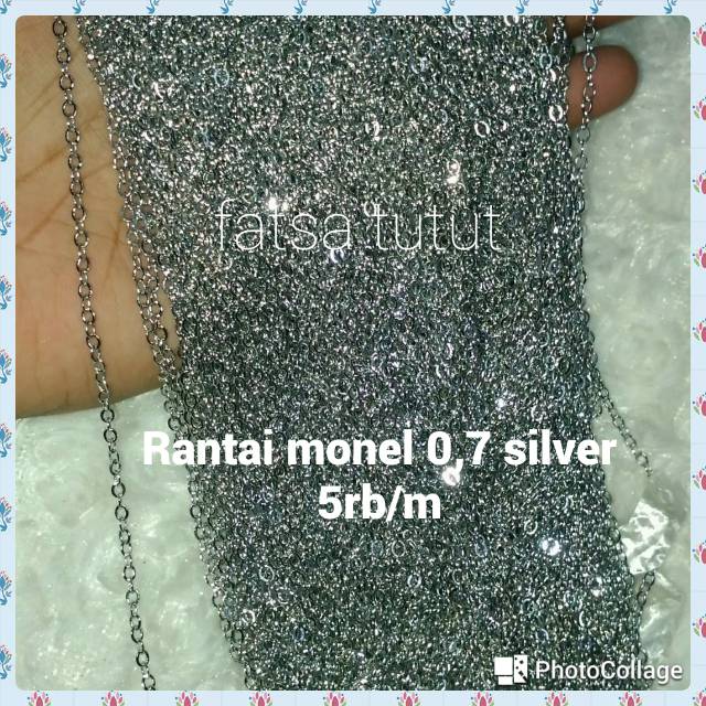 Rantai monel silver