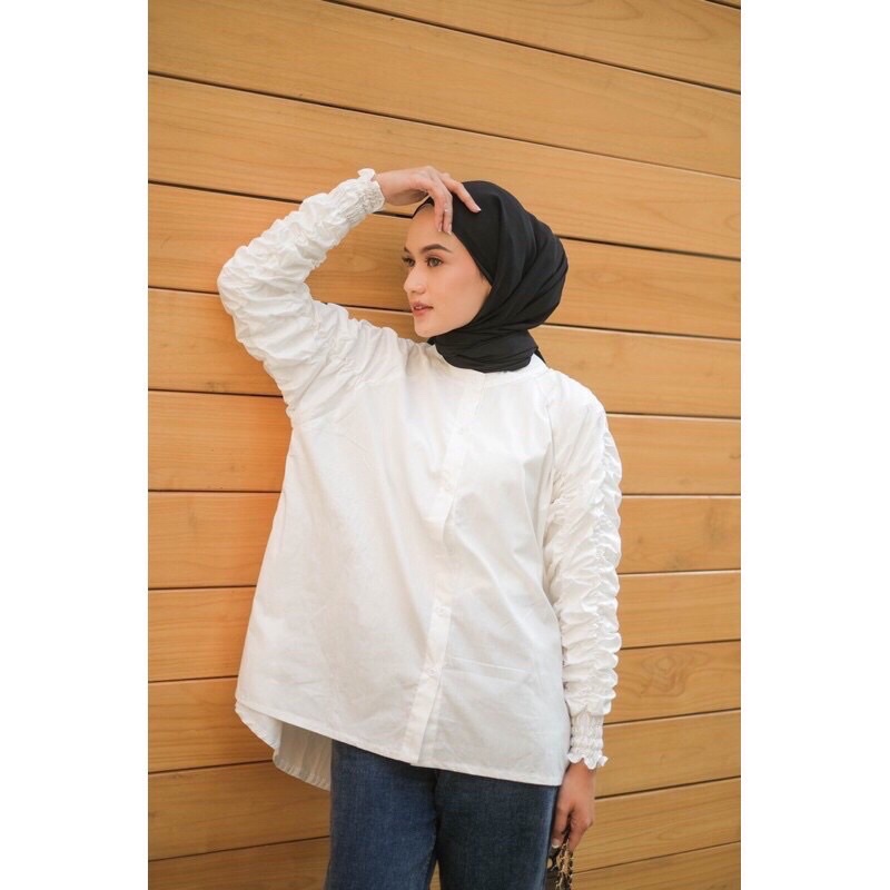 Terry Blouse by SYS.LABEL - Kemeja Wanita -Atasan Wanita Premium