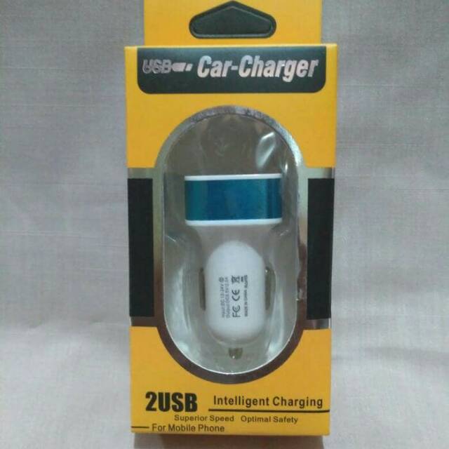 Charger hp untuk di mobil/ 2 port USB/ charger hp murah