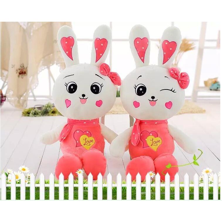 Boneka Bunny Love Boneka Kelinci Rabbit  Bahan Plush