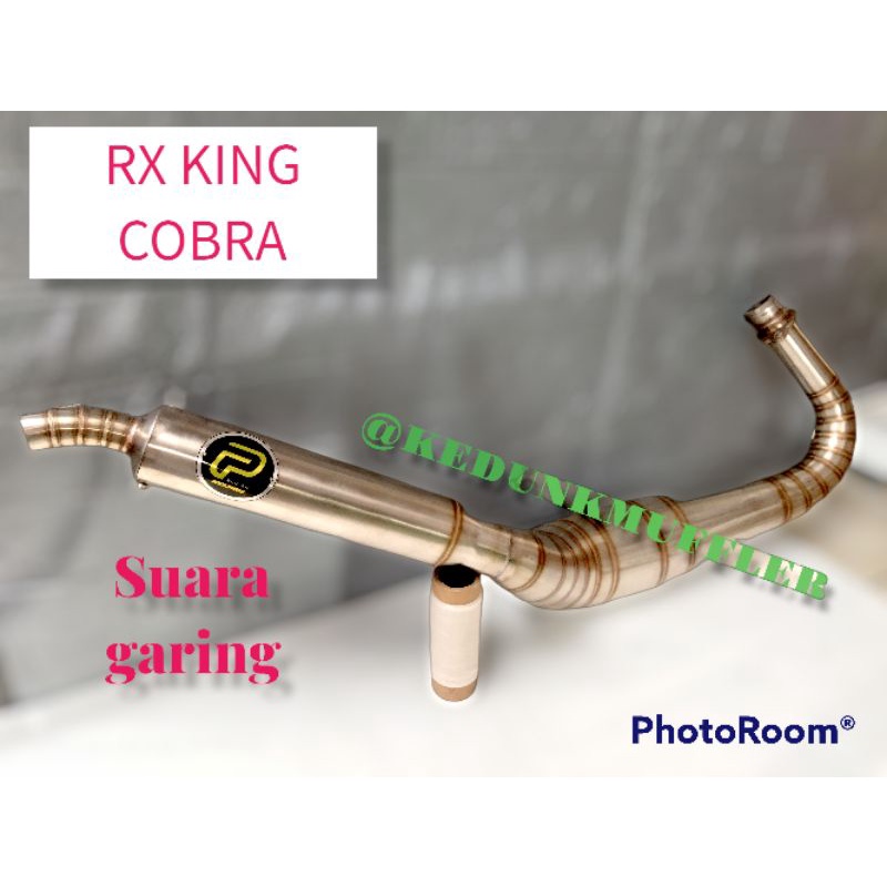 Knalpot RX King Telo Cobra full stainless King telo