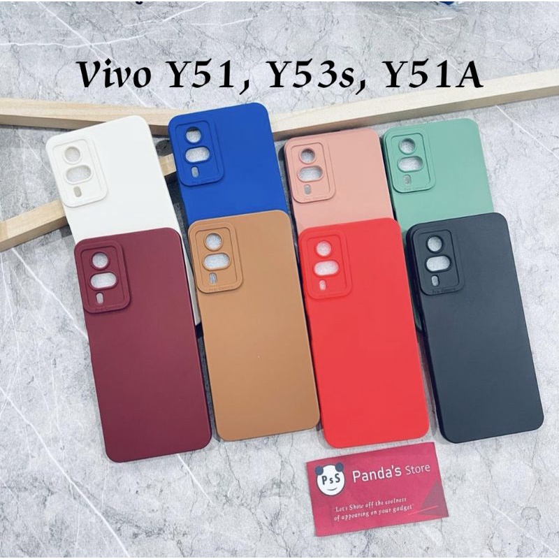 Softcase Pro Camera Vivo Y51, Y51a, Y53s Candy Case Full Color 3D Silikon TPU