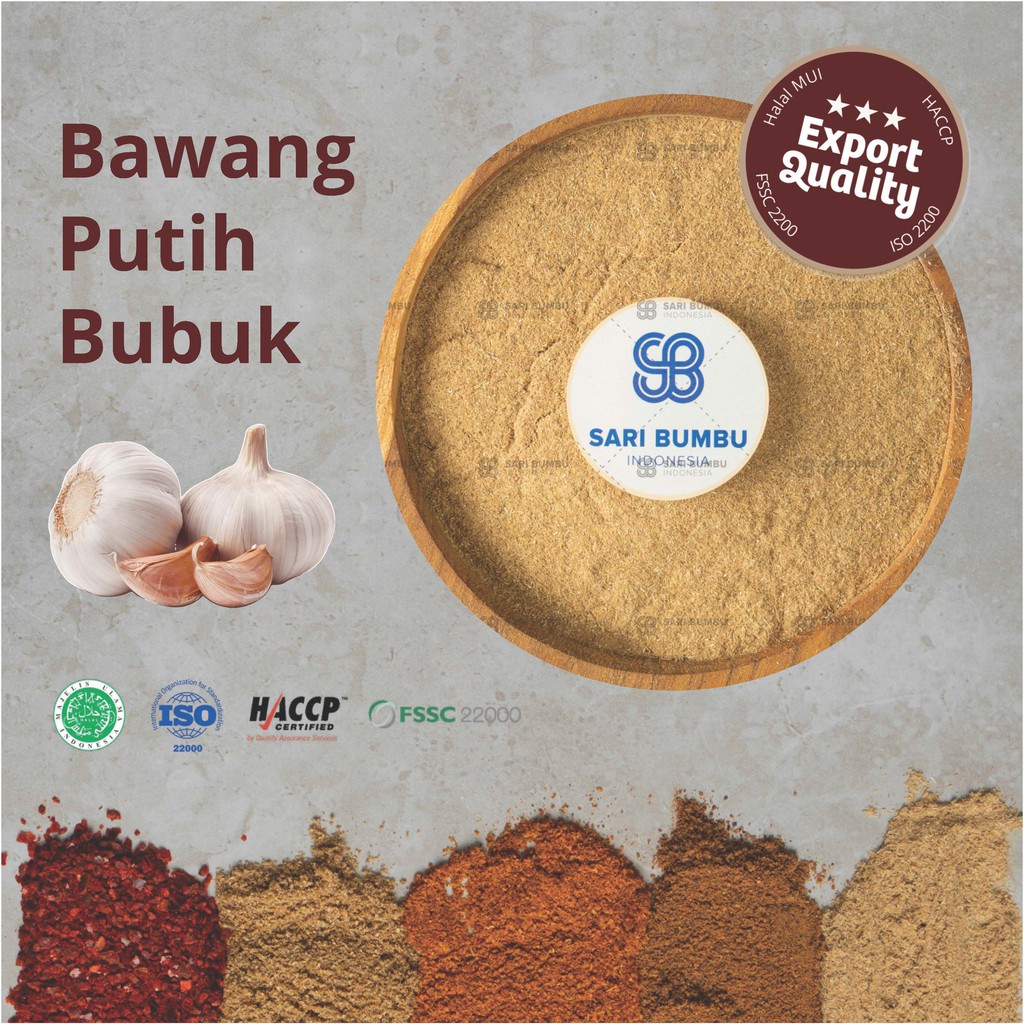 

Bawang Putih Bubuk / Garlic Powder - (Small Pack) Rempah *Export Quality