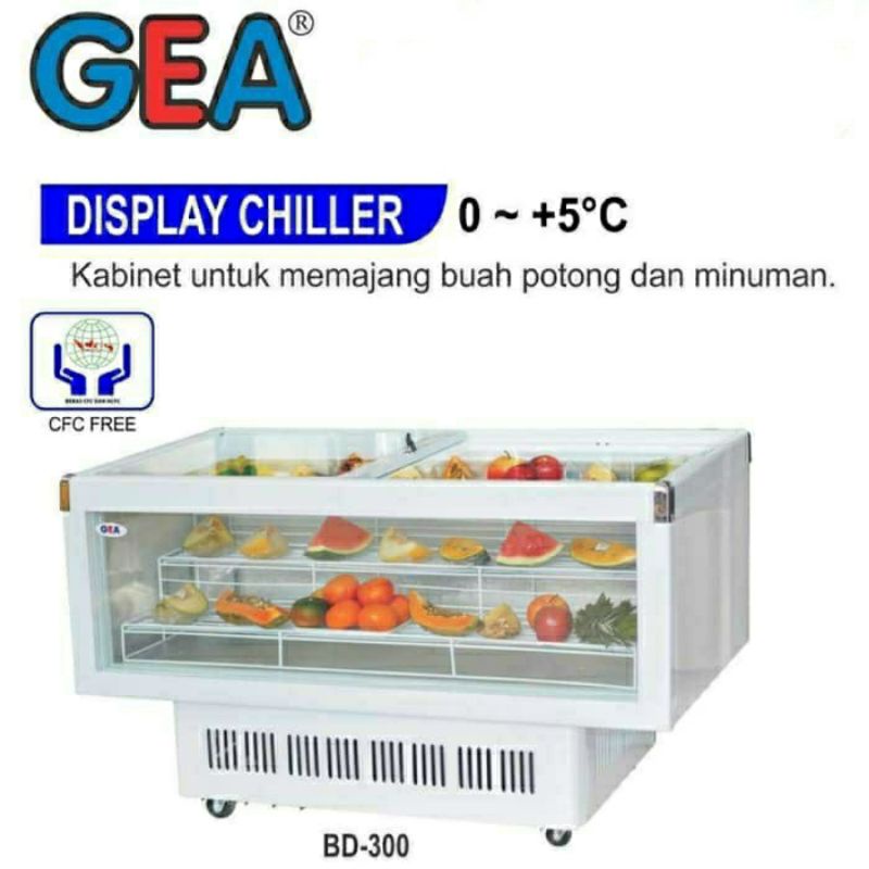 GEA DISPLAY CHILLER SHOWCASE BD-300