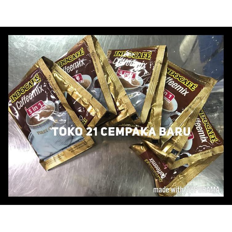 

Indocafe Mix 1 Renceng Isi 10 Sachet | Coffee Kopi 3In1 3 In 1 Promo Terbatas