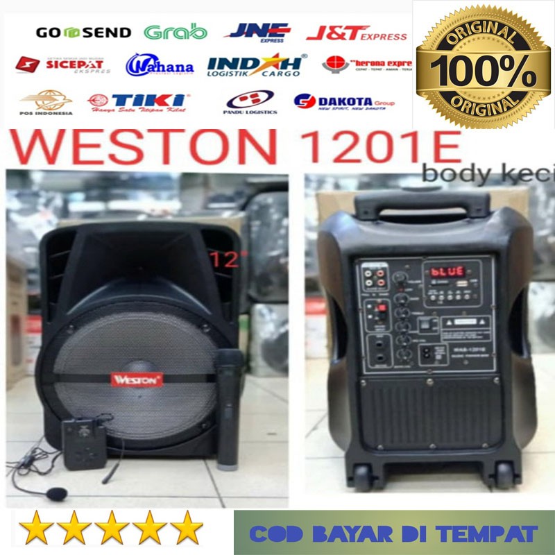 Speaker Meeting Portable Weston 12 INCH  1201E 1201 E BLUETOOTH  ORIGINAL