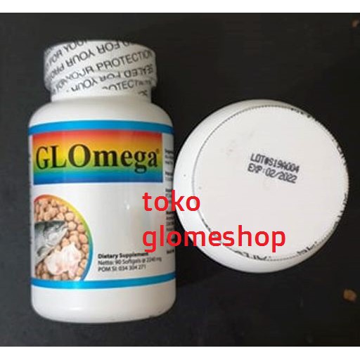 Glomega 90 Capsul Omega 3 Omega3 Original minyak ikan Jantung koroner darah Tinggi otak hipertensi
