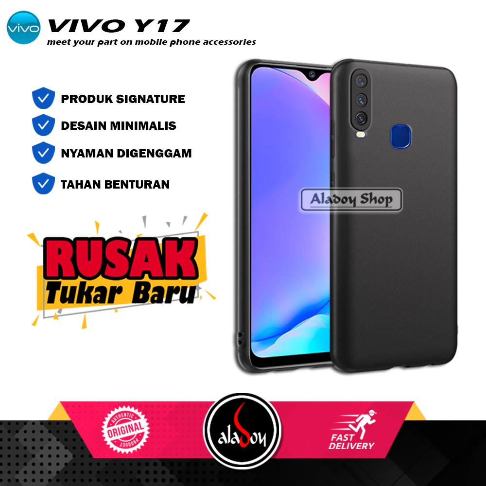 Case VIVO Y17 Ultrathin Macaron Softcase