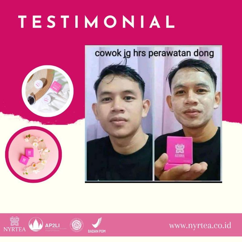 Sabun NYRTEA pemutih badan & wajah