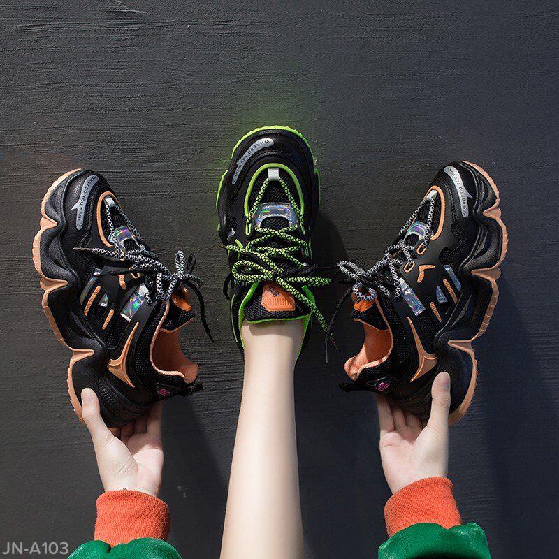 Fashion Wanita Sporty Highsole Sneakers #JN-A103 (SALE)