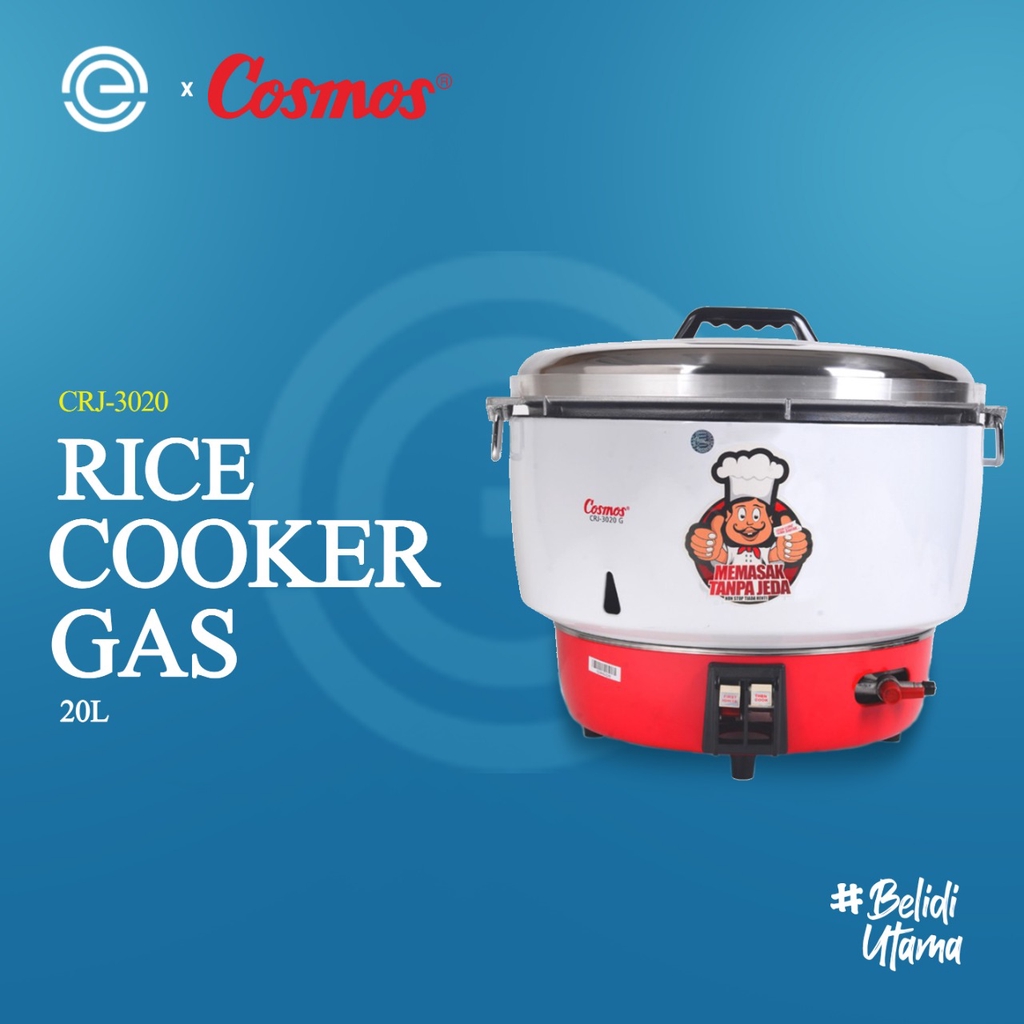 Jual COSMOS Rice Cooker Gas 20 Liter CRJ3020G Shopee Indonesia
