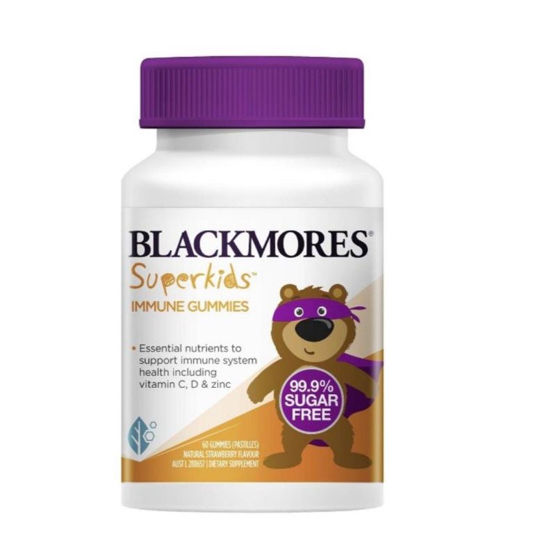 Blackmores Superkids Immune Gummies (60 gummies)