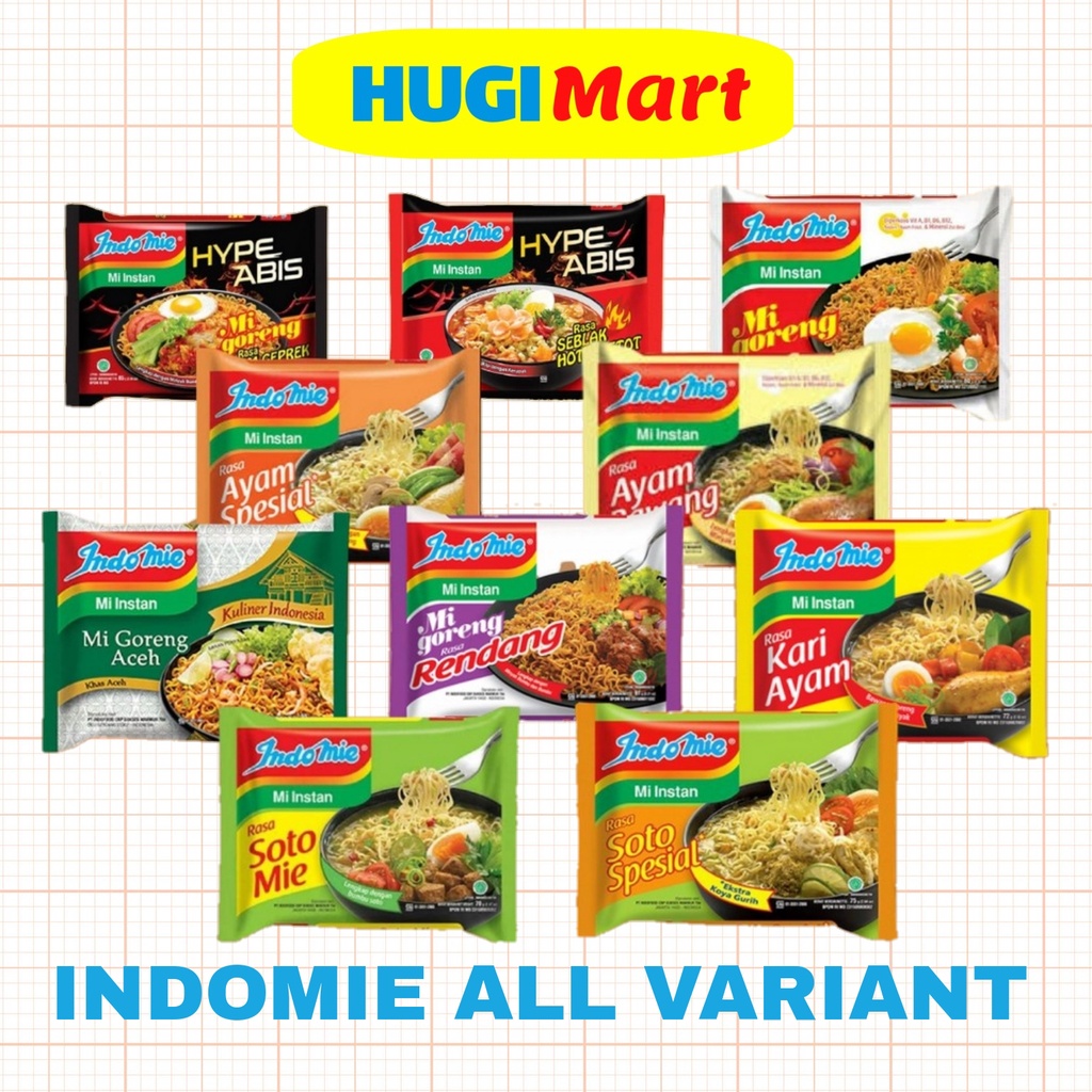 

Mie Indomie all variant