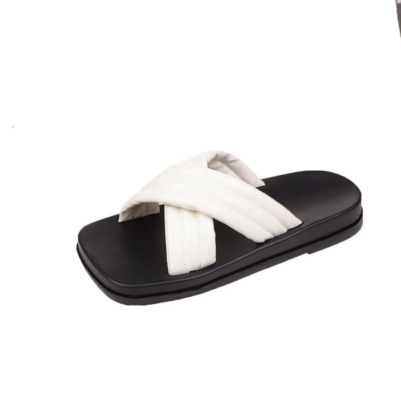 Permata Sandal Slip On Wanita Import NF2019 Sandal Tali Silang Casual Premium Quality