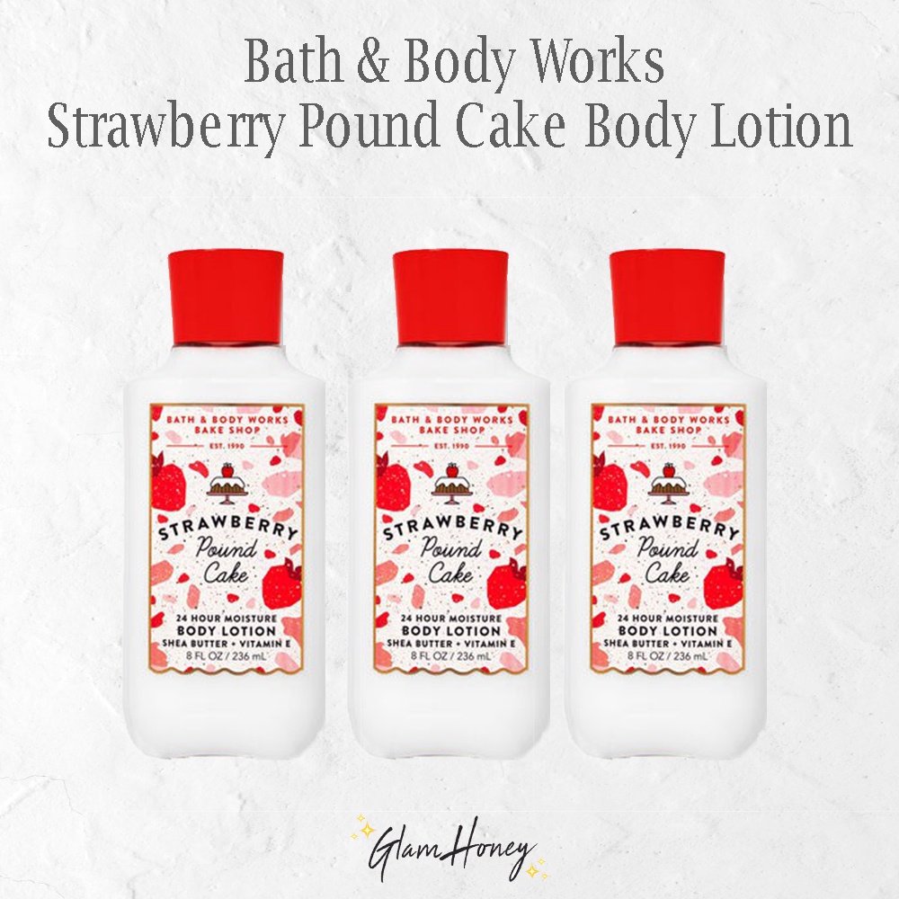 Strawberry Pound Cake- Bath and Body Works (Bodylotion @236ml) Lotion