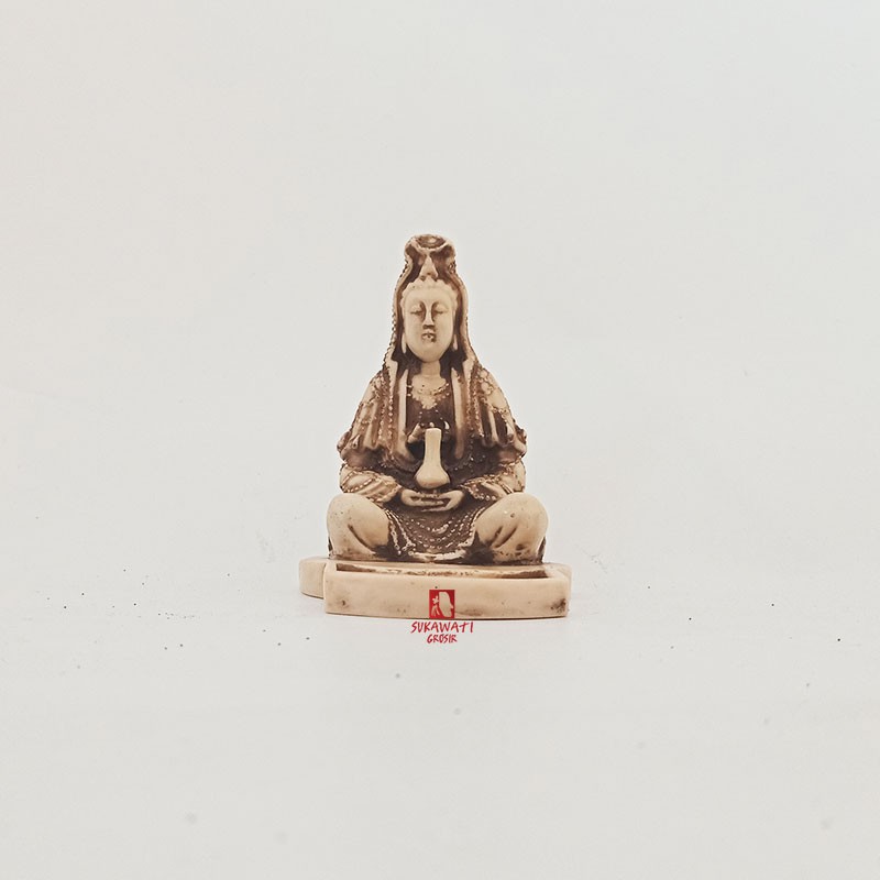 Tempat Dupa Patung Dewi Kwan Im Resin