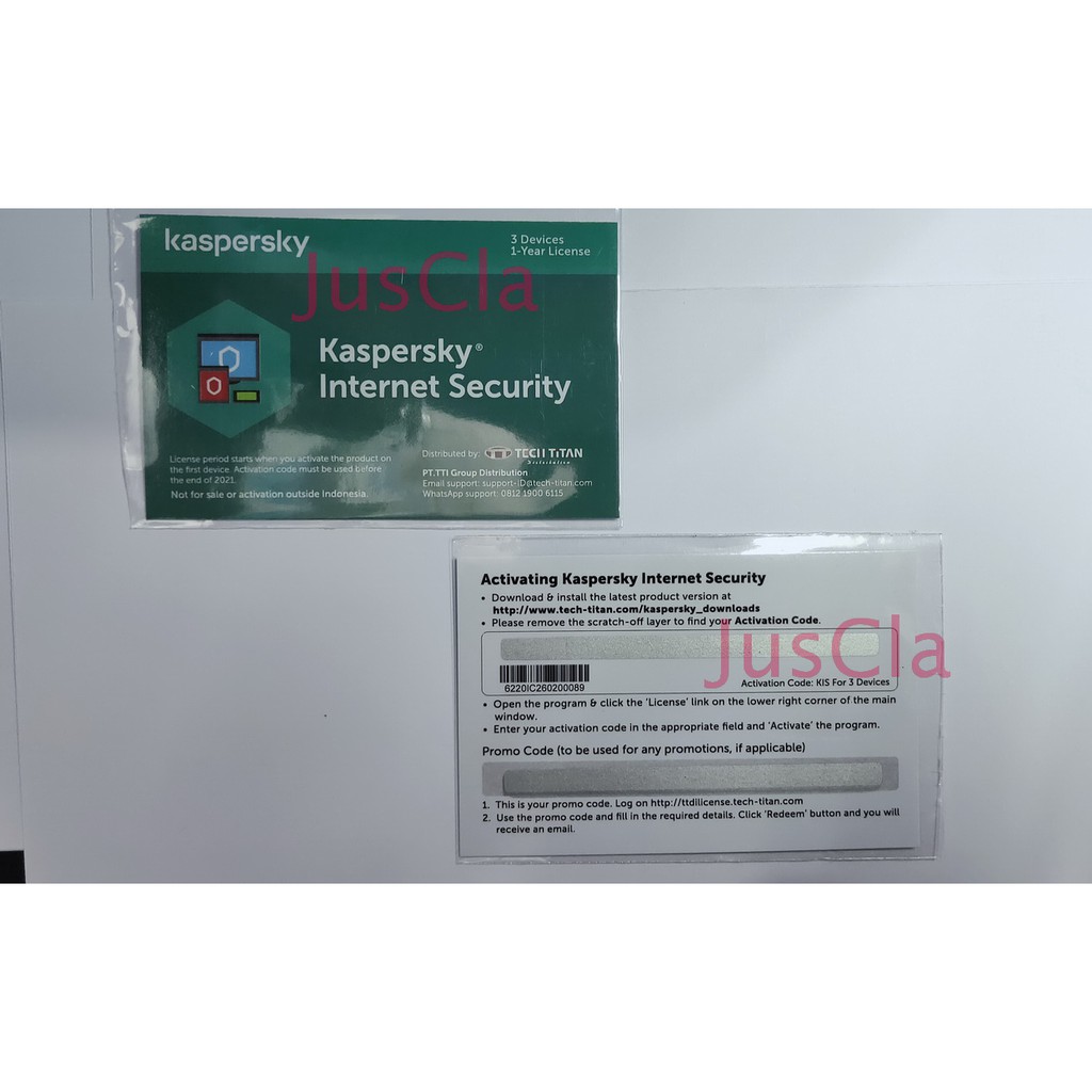 Anti Virus KASPERSKY INTERNET SECURITY 3 PC ASLI dan ORIGINAL 365 HARI