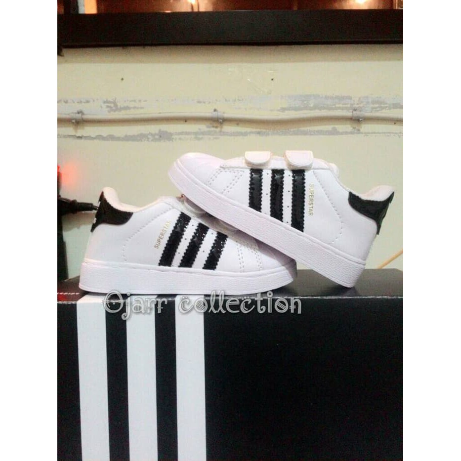 sepatu bayi  Sepatu Adidas Superstar Anak Cewek Cowok Laki Perempuan 2 3 4 5 Tahun