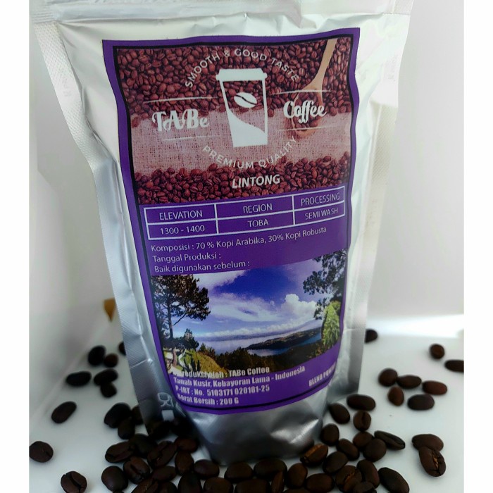 

Kopi Lintong House Blend Powder 200g Tabe Coffee