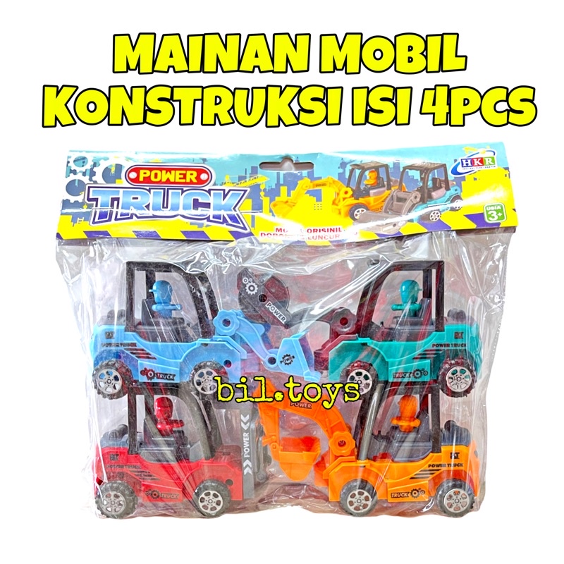 MAINAN ANAK MOBIL KONSTRUKSI POWER TRUCK HKR MAINAN ANAK MOBIL PROYEK