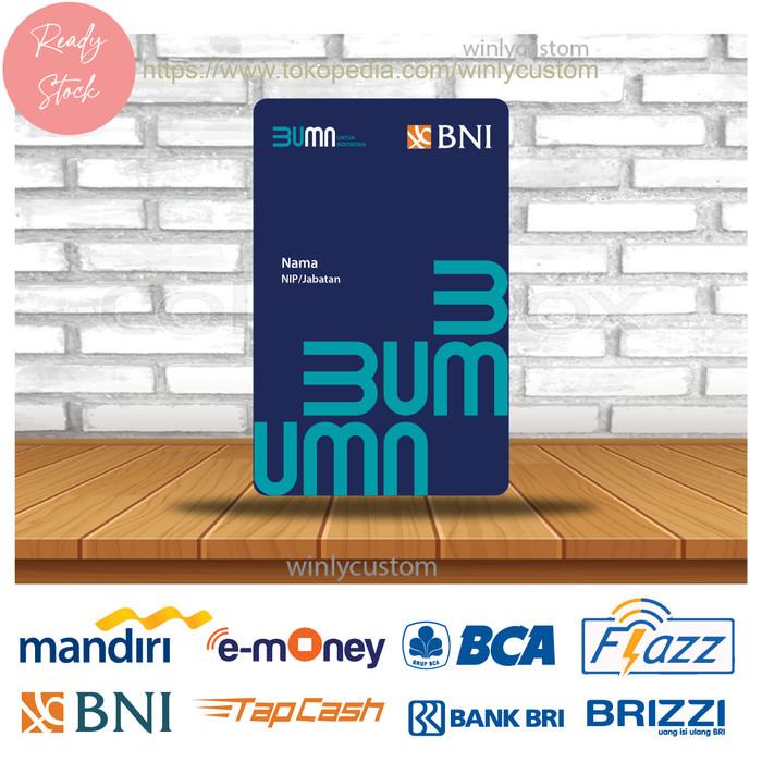 E-Money Emoney Etoll BNI ID CARD BNI Tapcash NEW BUMN Pegawai - 1 SISI
