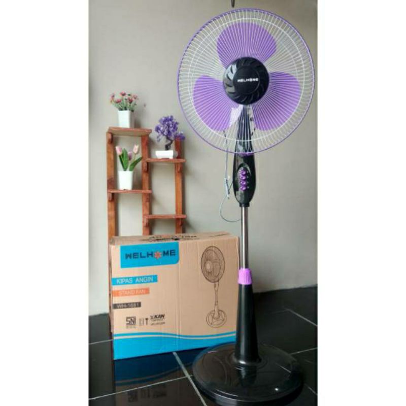 Kipas Angin Berdiri/Stand Fan Welhome WH-1681