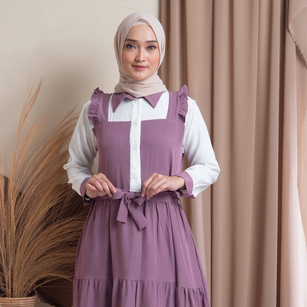 Tq88indonesia Fashion Baju Gamis Wanita Terbaru / Gamis Silvana / Baju Muslimah Terbaru / Ootd Terbaru / Outfit Citayam