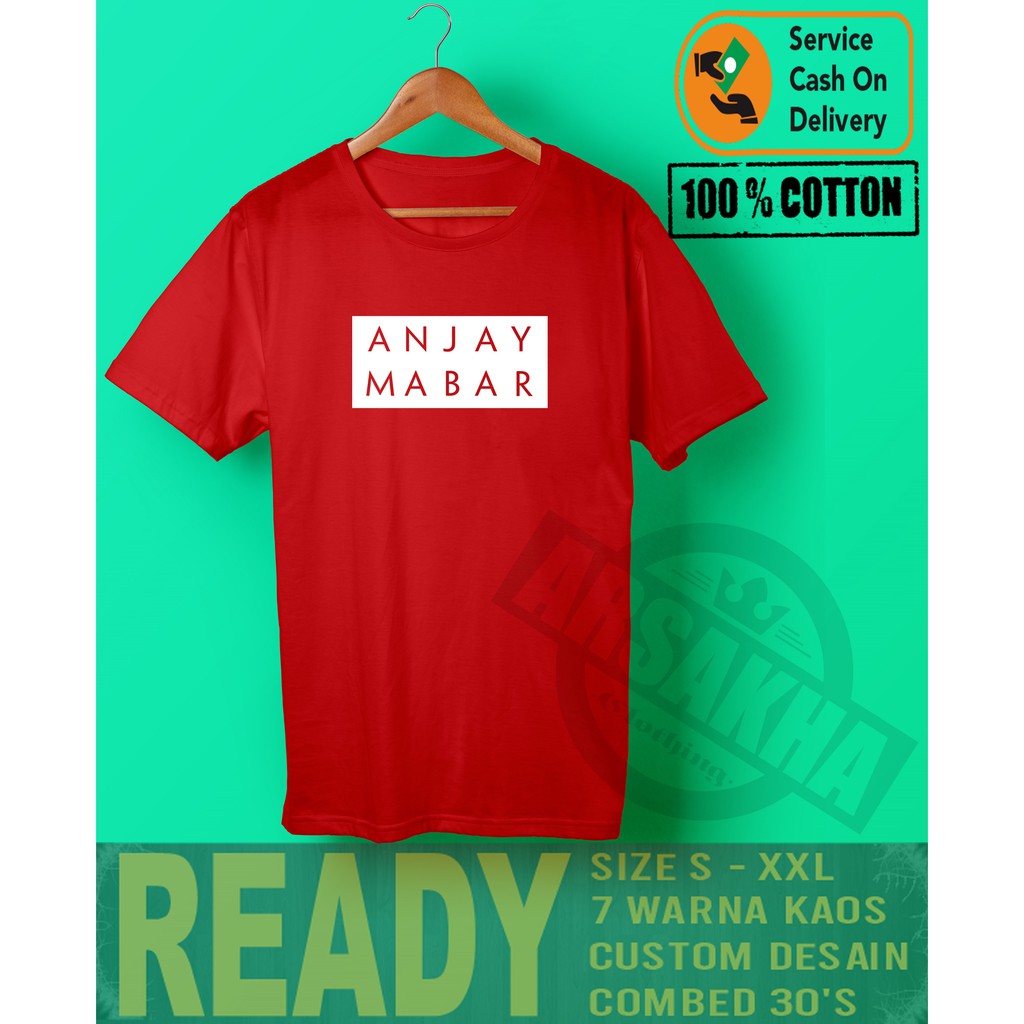 Baju Kaos Anjay Mabar Maen Bareng Pubg Mobile Mobile Legends Free Fire Codm Esports Game Antihero Shopee Indonesia