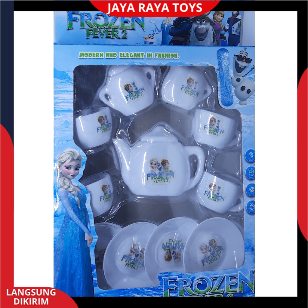 PROMO Mainan Anak Perempuan Mini Tea Set Teko Cangkir / Kitchen Set / Alat Dapur / Cooking Set