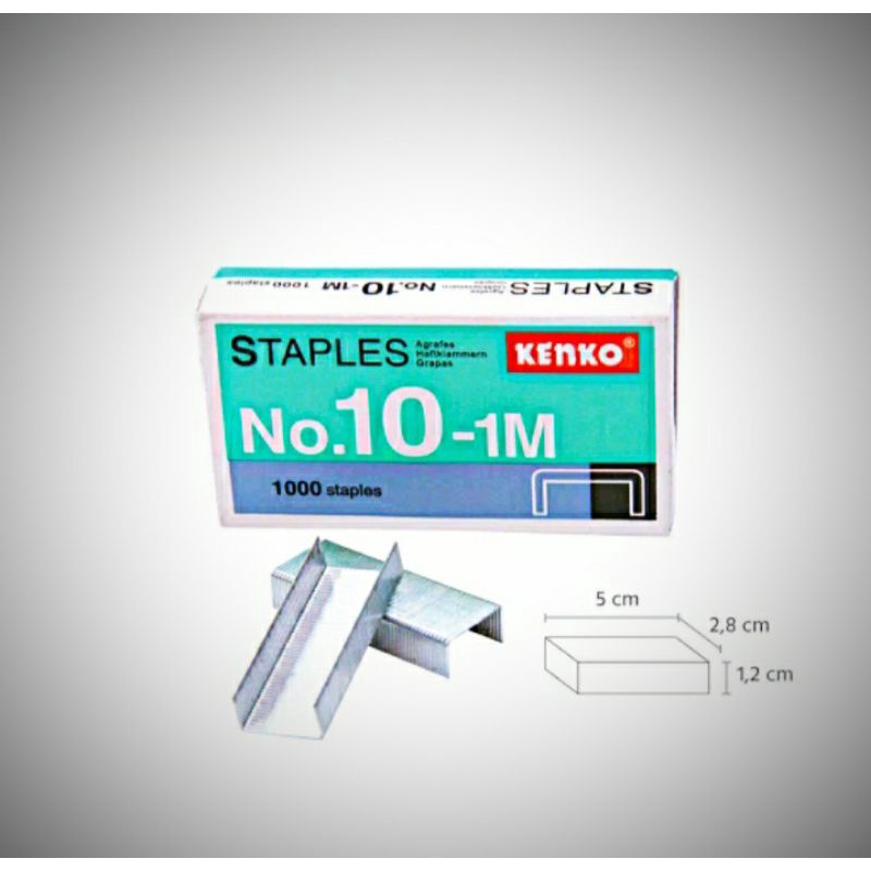 

STAPLES ISI STAPLER REFILL NO.10-1M KENKO