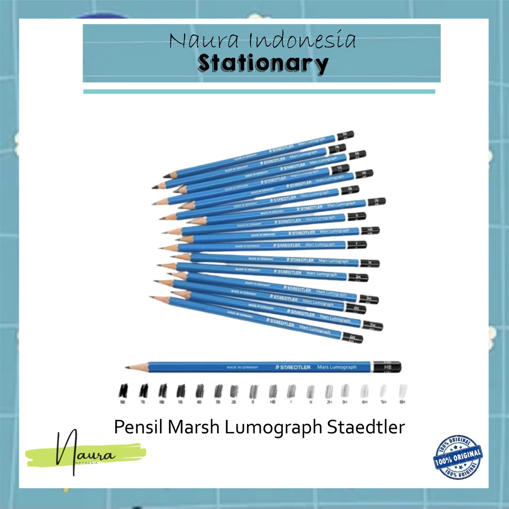 

PENSIL | PENCIL MARS LUMOGRAPH STAEDTLER BLACK 100 | PCS