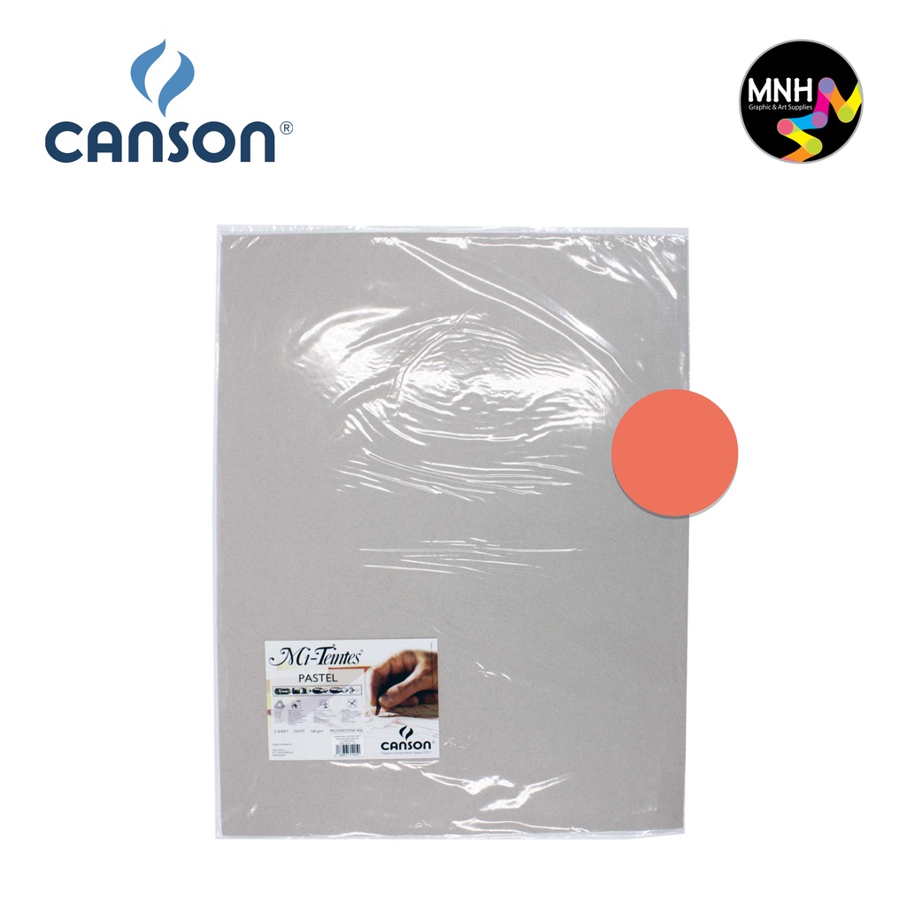 

Paper Kertas CANSON MI-TEINTES 55X75 160G MOONSTONE 426