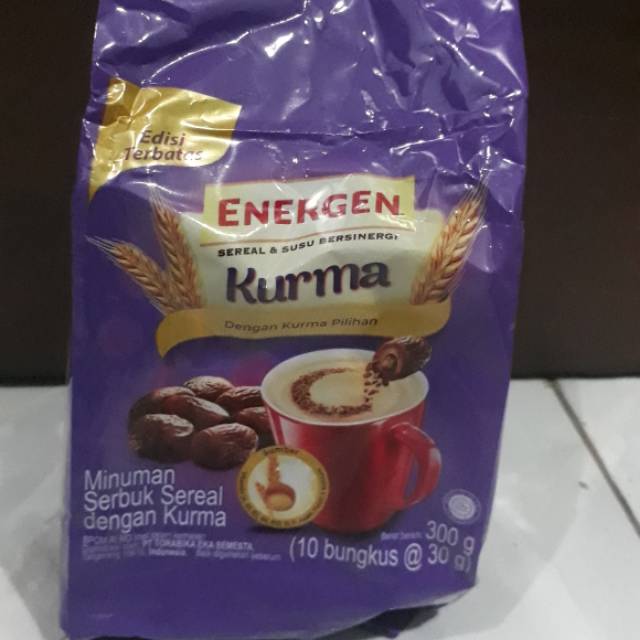 

Energen Rasa kurma 10 x 30 gram