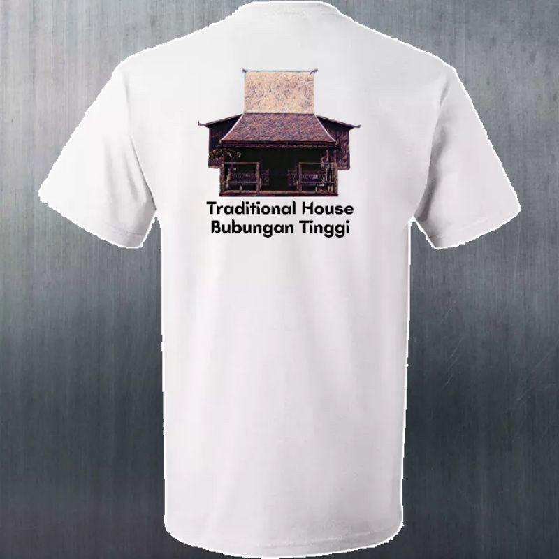 Kaos Banjarmasin Rumah Bubungan Tinggi